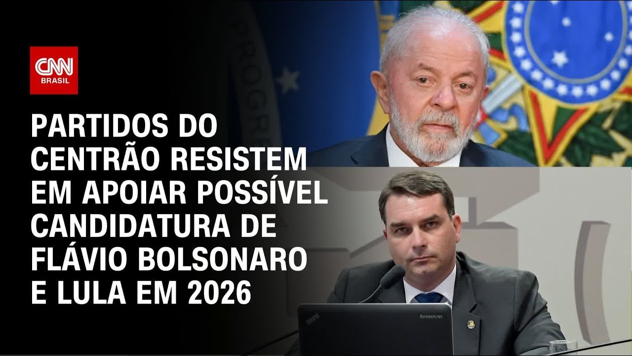 Eleições 2026: Centrão resiste em apoiar pré-candidaturas de Flávio Bolsonaro e Lula | WW