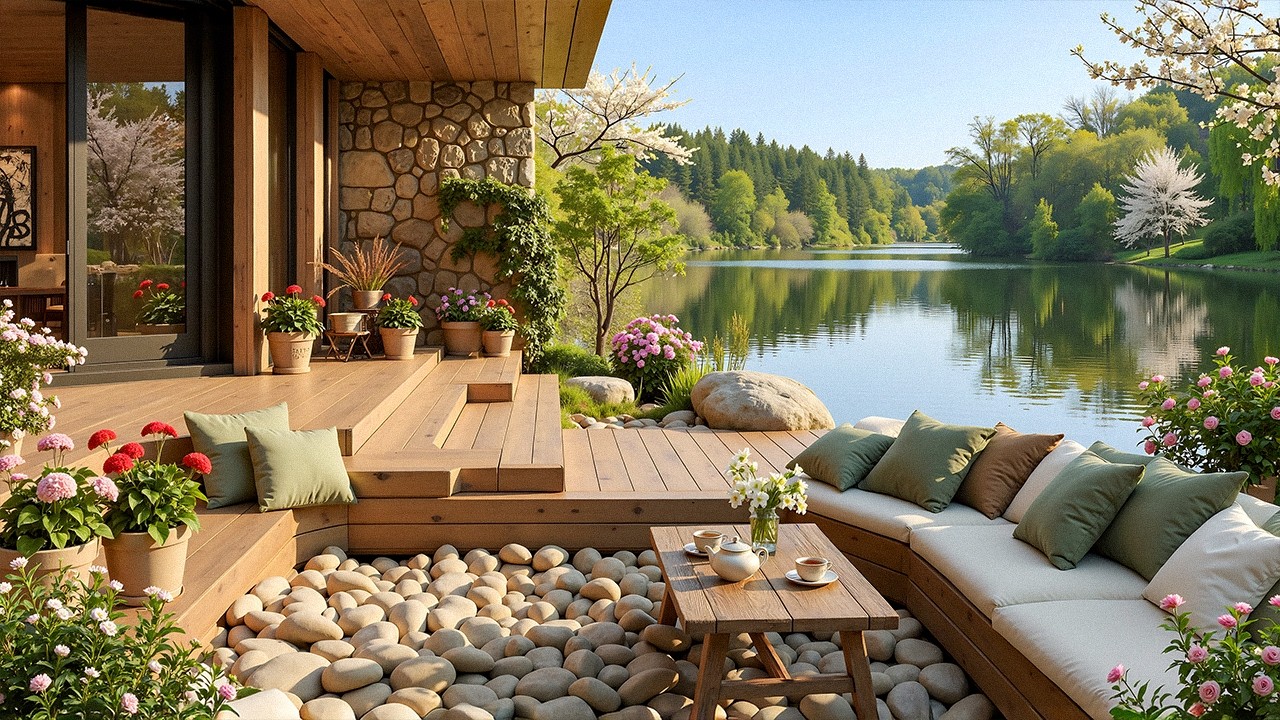 Elegant Lakeside Jazz Retreat | Smooth Jazz & Scenic Water Views For a Peaceful Mood