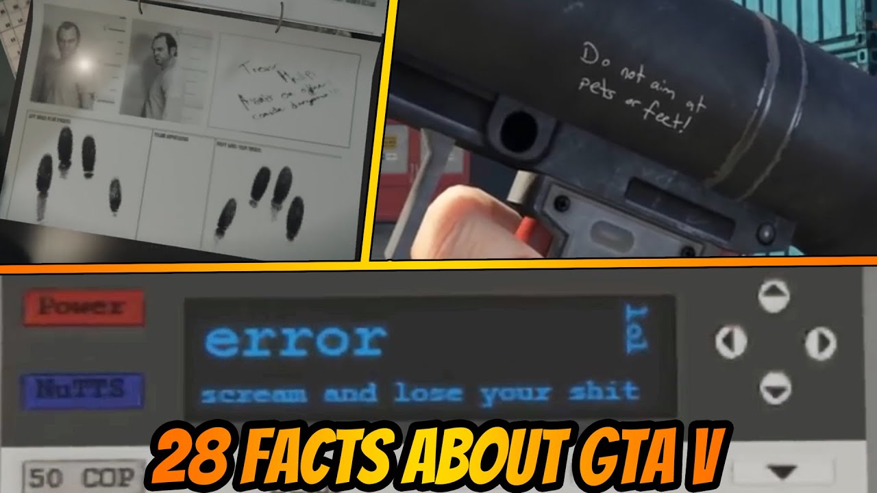 28 FACTS about GTA V | Fan Facts #23 [FIXED & REUPLOADED]