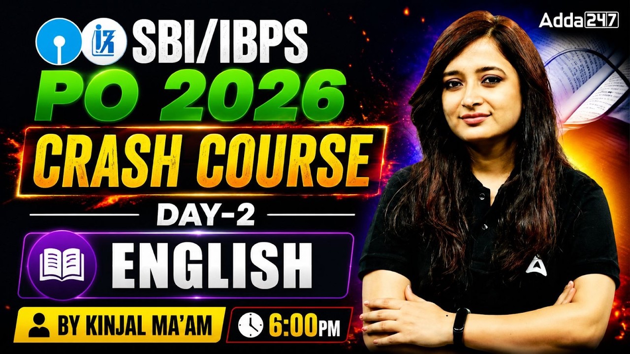 SBI PO 2026 | IBPS PO English Preparation | Crash Course Day 2