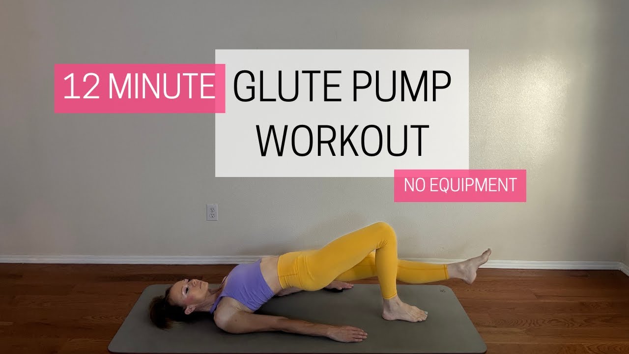12 Minute Glute Pump Workout - No Equipment