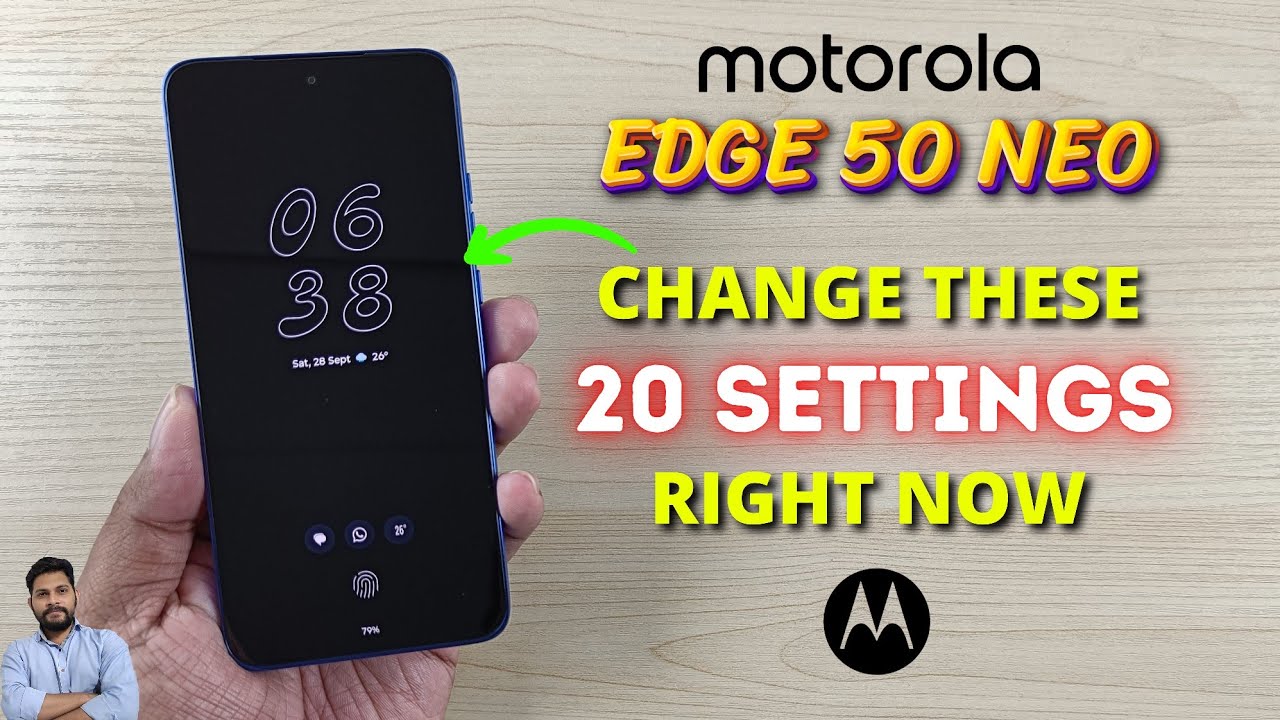 Moto Edge 50 Neo: измените эти 20 настроек прямо сейчас