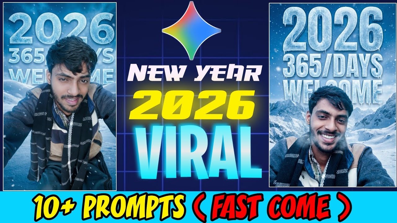 10+ viral google gemini prompt New Year Special 🔥 || Trending Gemini Images || Viral Fast 🤫