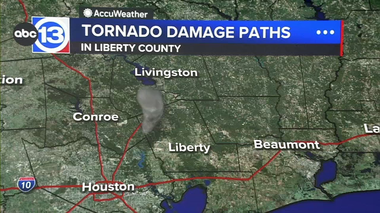 2 tornadoes touched down in Plum Grove area of Liberty County during severe weather, NWS confirms
