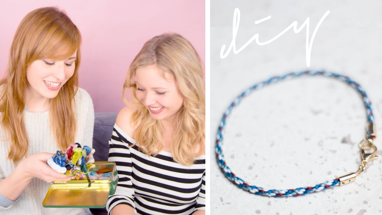 Kumihimo 組紐 Armband selber flechten DIY Anleitung