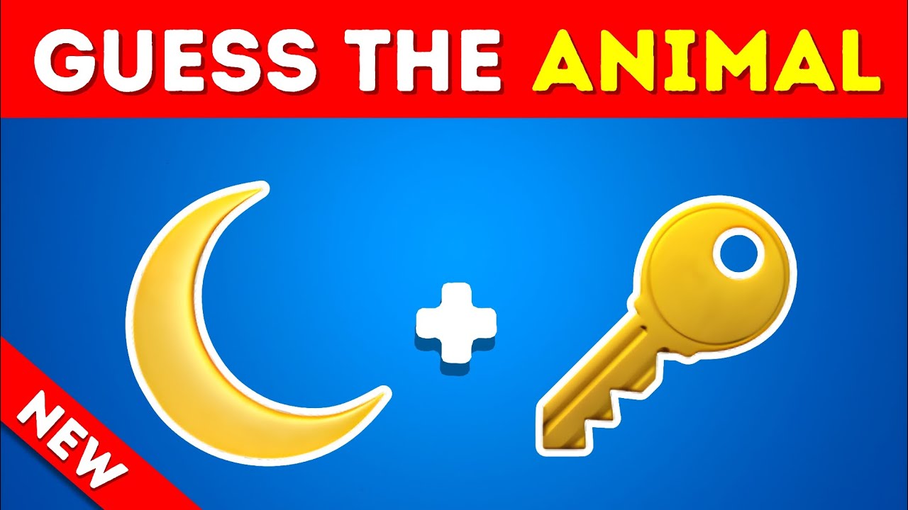 Guess the ANIMAL by Emoji 🐯 | Emoji Quiz (16 Questions)