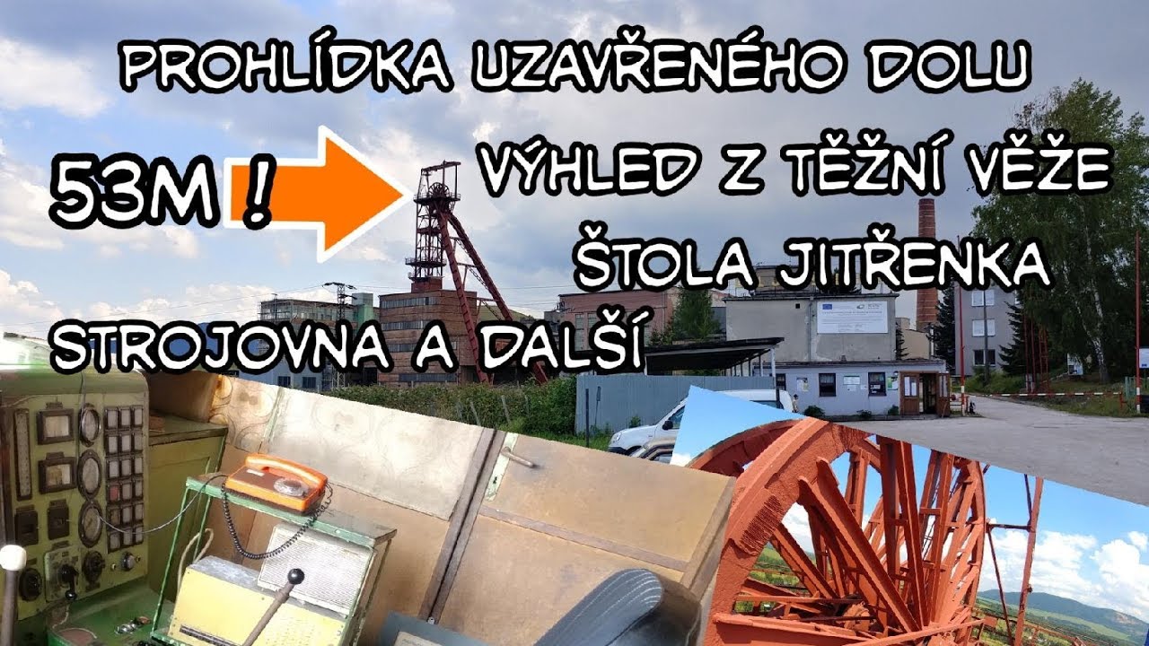 Hornický skanzen Důl Jan Šverma Žacléř, výhled z těžní věže a štola Jitřenka URBEX