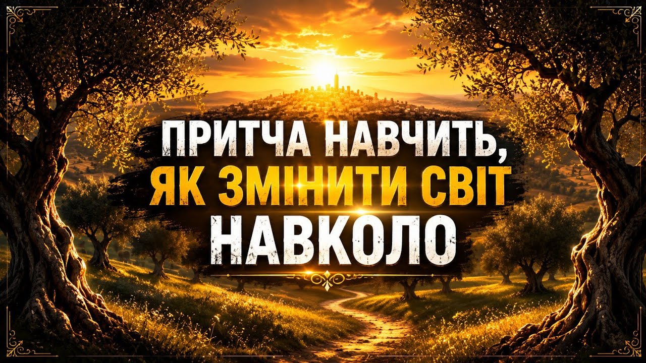 ПРИТЧА НАВЧИТЬ, ЯК ЗМІНИТИ СВІТ НАВКОЛО: 
