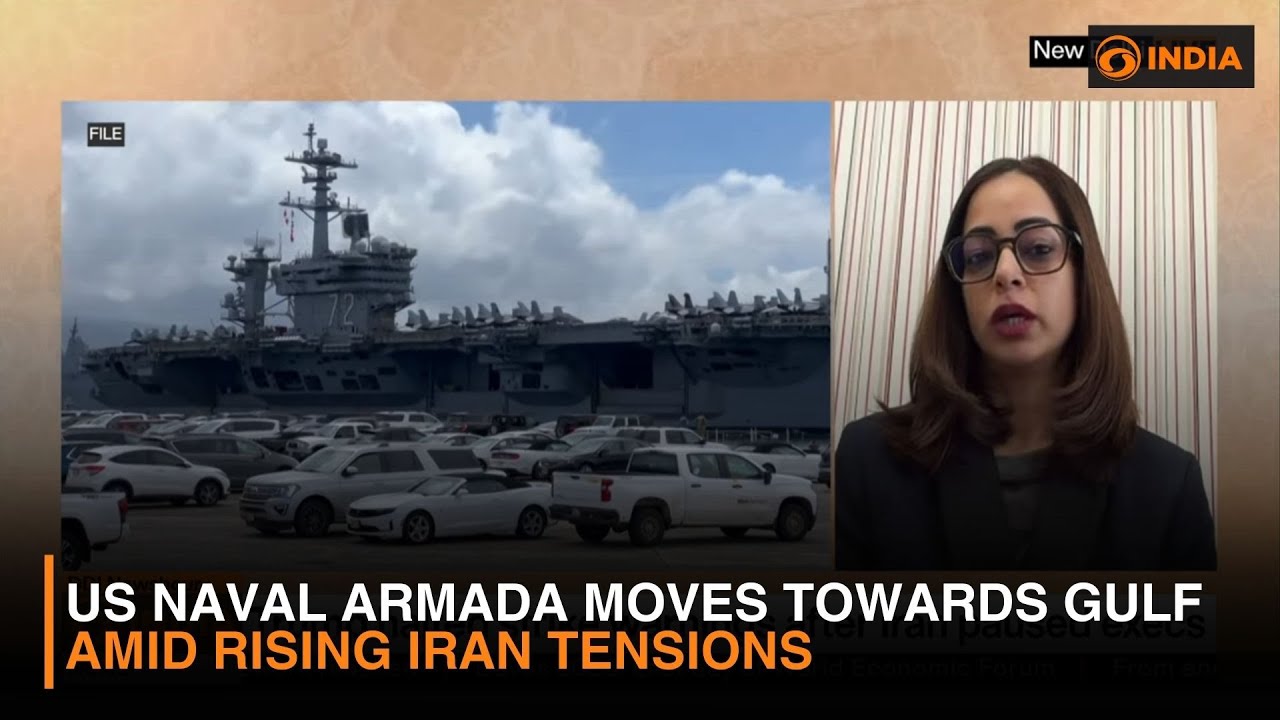 US Naval Armada Moves Towards Gulf Amid Rising Iran Tensions | DD India