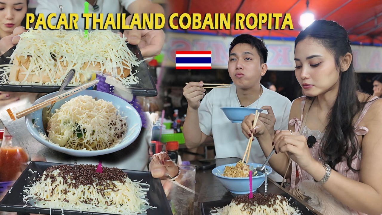 PACAR THAILAND COBAIN MAKANAN ANAK TONGKRONGAN DI JAKARTA DAN KATANYA ENGGA ENAK⁉️
