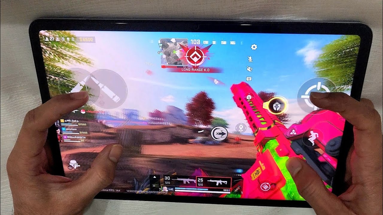 HANDCAM 💀 Blood Strike Mobile 144 FPS ⚡️on Xiaomi Pad 6 victory