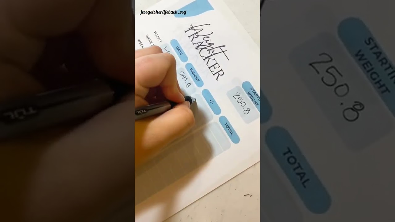 Weight Loss Tracker Ideas 🖲️🏃