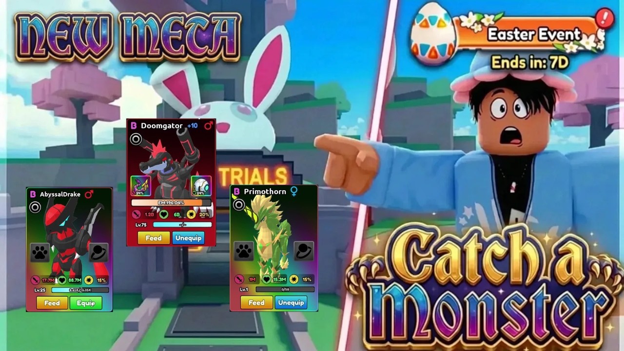 NEW UPD has INSANE MONSTERS!!! [Catch a Monster]