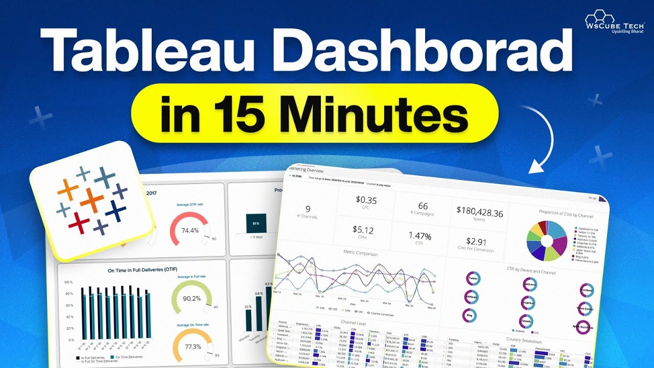 Make an Awesome TABLEAU Dashboard in Just 15 Minutes