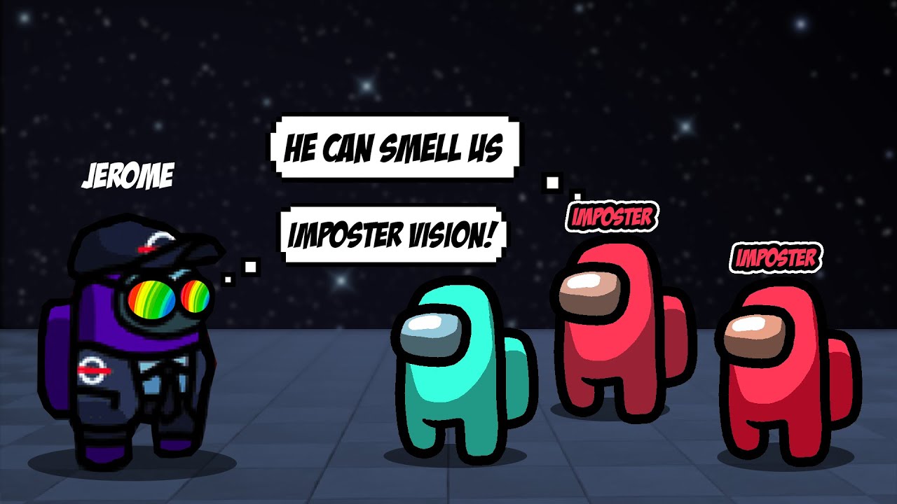 Among Us BUT I CAN SEE THE IMPOSTER (HACK)