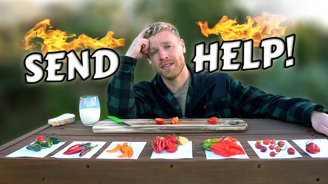 Я вырастил и попробовал самый острый перец чили в мире! 🥵🌶️🔥