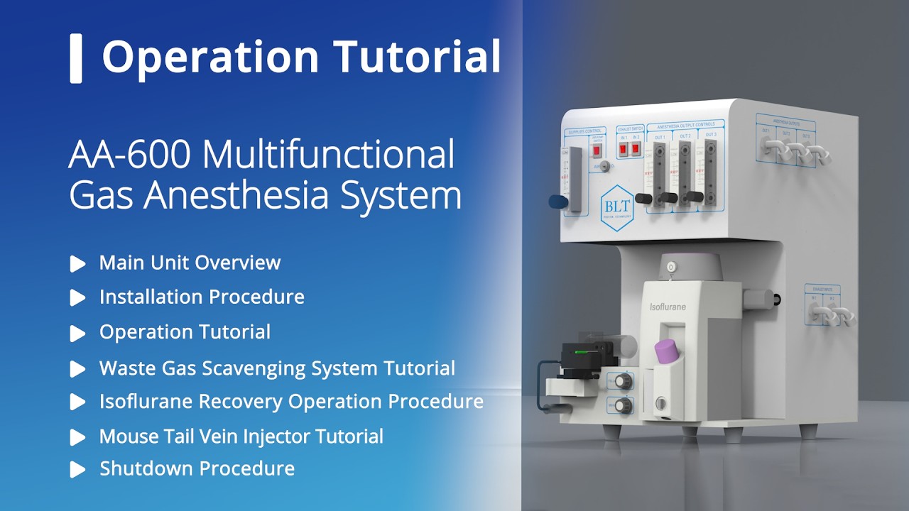 AA 600 Animal Gas Gnesthesia System