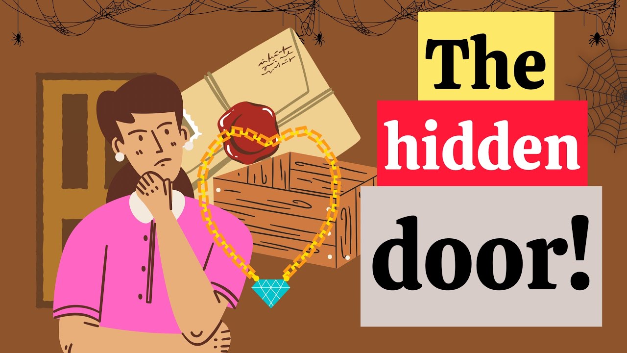 The hidden door! 🚪😳 The secret of her family! 🤔 Learn English with a mysterious story! 🫶🏻