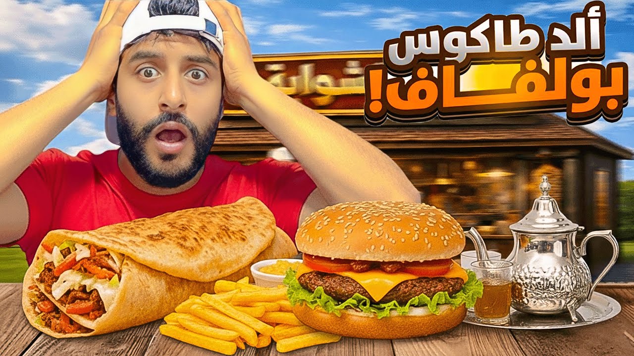 #streetfood مشيت جربت أشهر طاكوس بولفاف وبرغر فالمغرب… متوقعتش الطعم يكون بهاد المستوى! 😱🔥