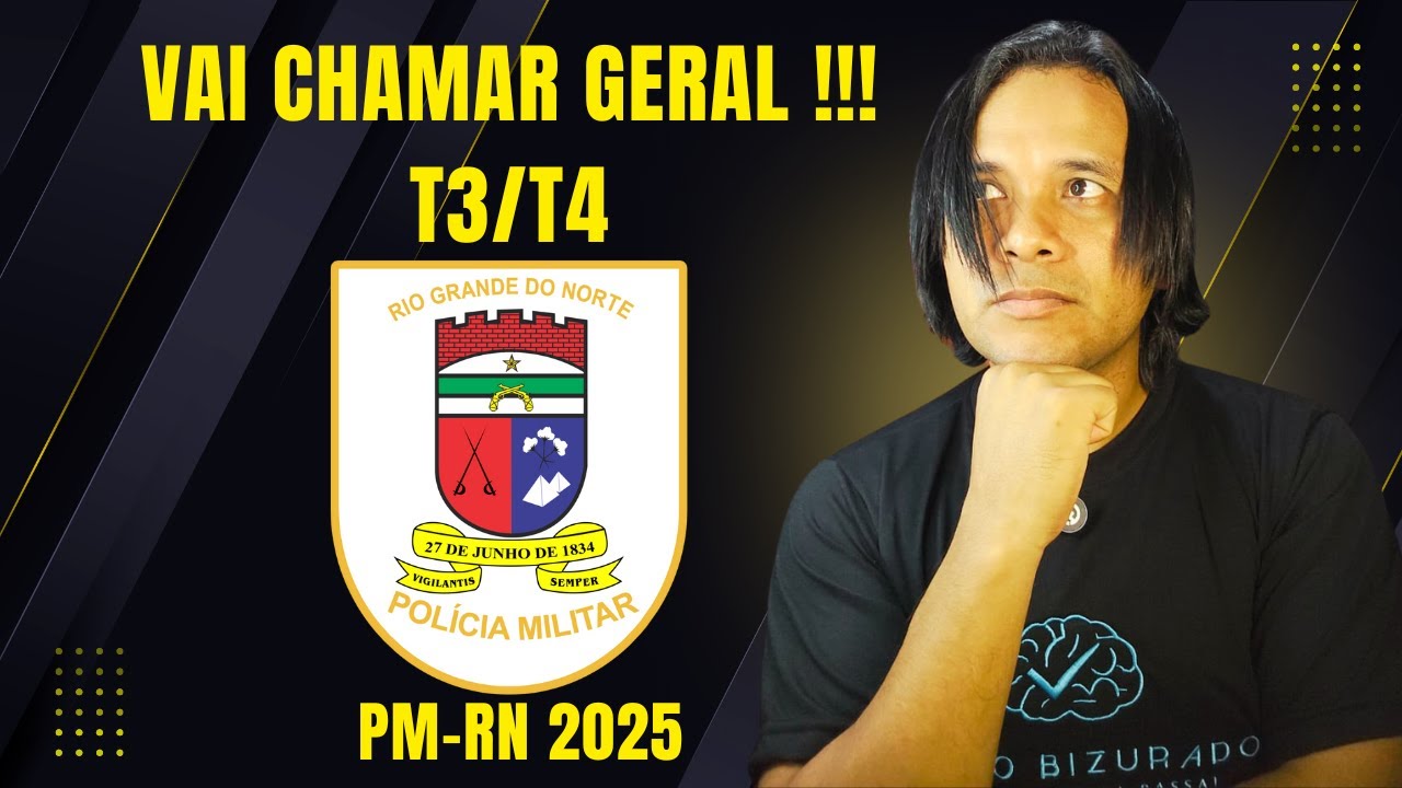 PM RN - POSSÍVEL CONVOCAÇÃO DE NOVAS TURMAS NA PMRN, PREPAREM-SE!!!