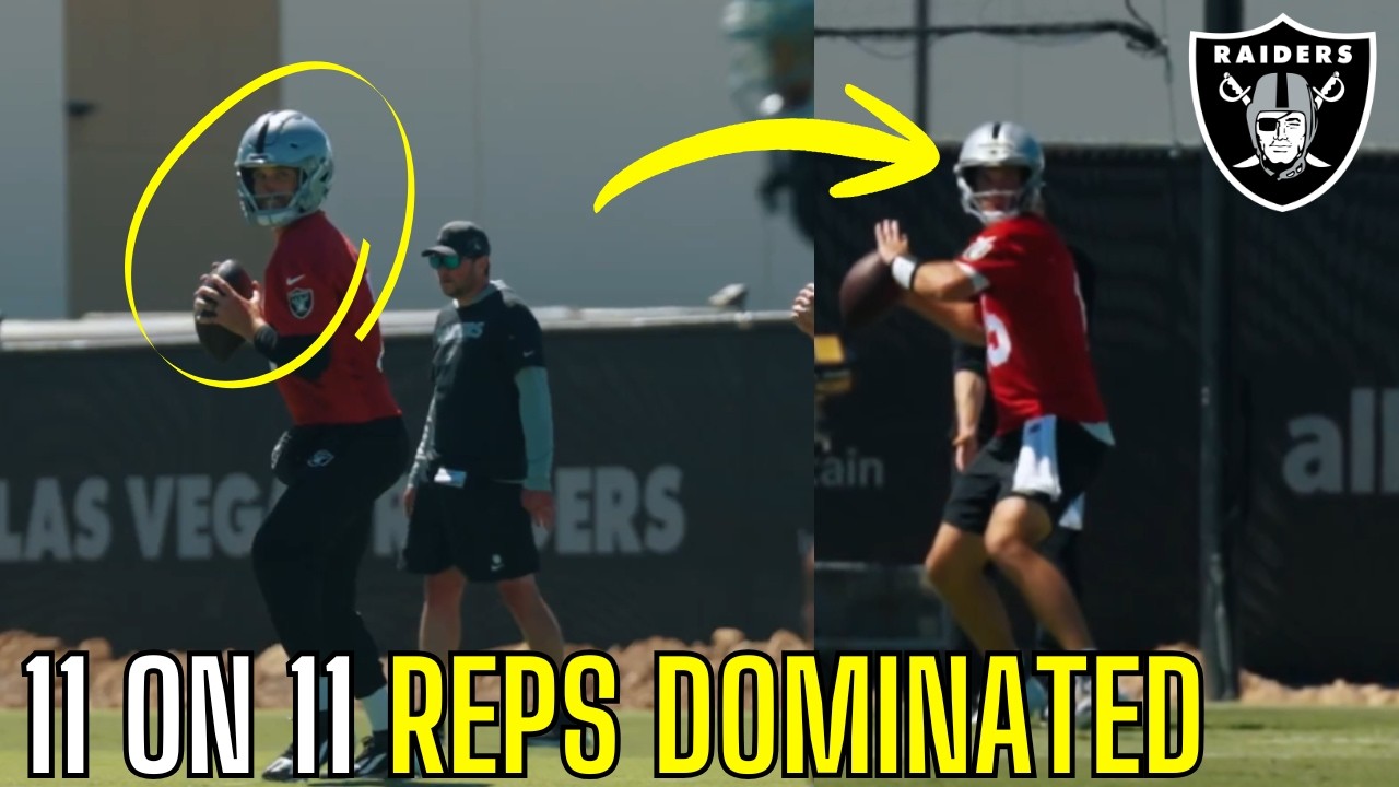 The Las Vegas Raiders OTAs Are BECOMING INSANELY COMPETITIVE... | Kirk Cousins, Fernando Mendoza |