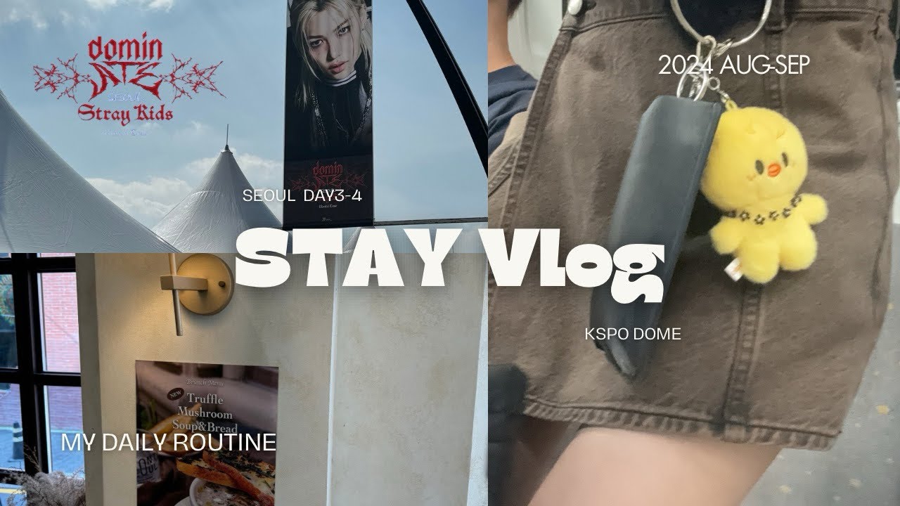 【韓国オタクVlog】3泊4日のStrayKidsソウルコン旅🎤🩶本人映像あり｜スポ注意☝🏼｜おすすめのスキンケア、オリヤン購入品も紹介🛒💞