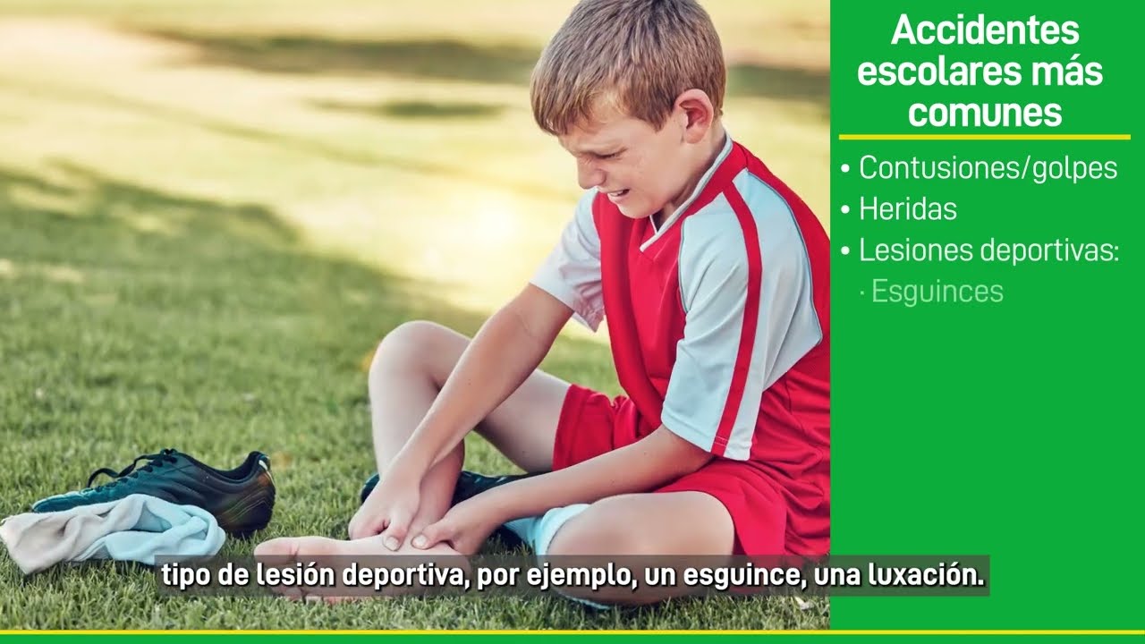 &iquest;C&oacute;mo actuar frente a los accidentes escolares?