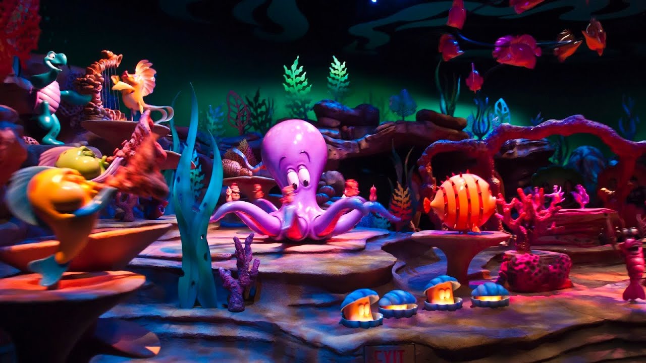 The Little Mermaid - Ariel's Undersea Adventure, Full Ride POV,  Disneyland, 2-23-25, in 4K