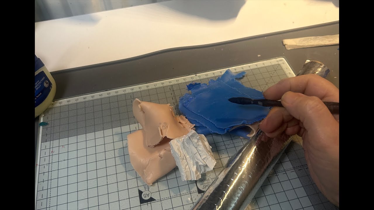 Clayart - making snorlax #polymerclay - short live