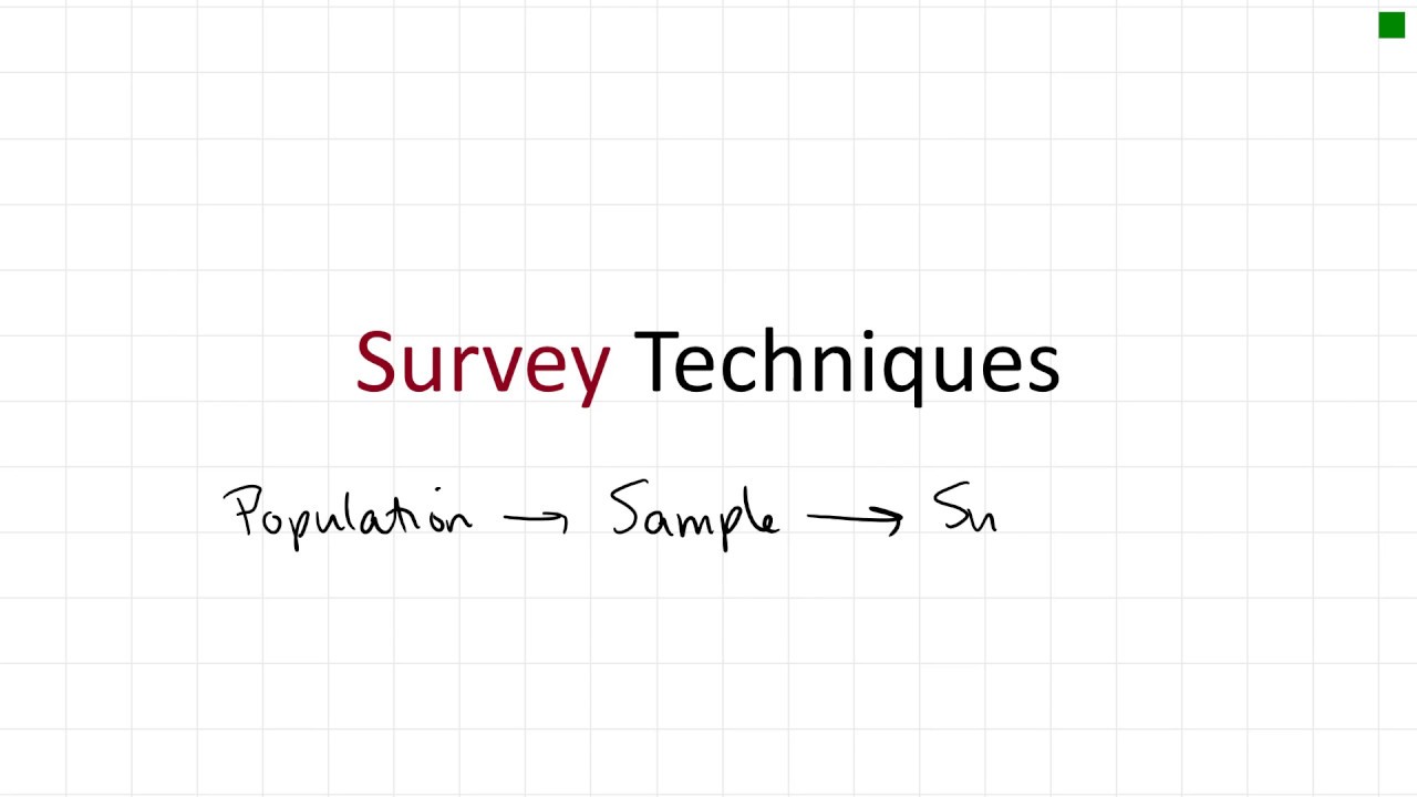 Survey Techniques