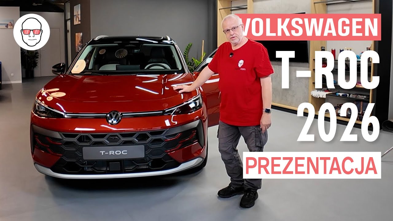 Volkswagen T-Roc 2026 prezentacja stacjonarna PL Pertyn Ględzi