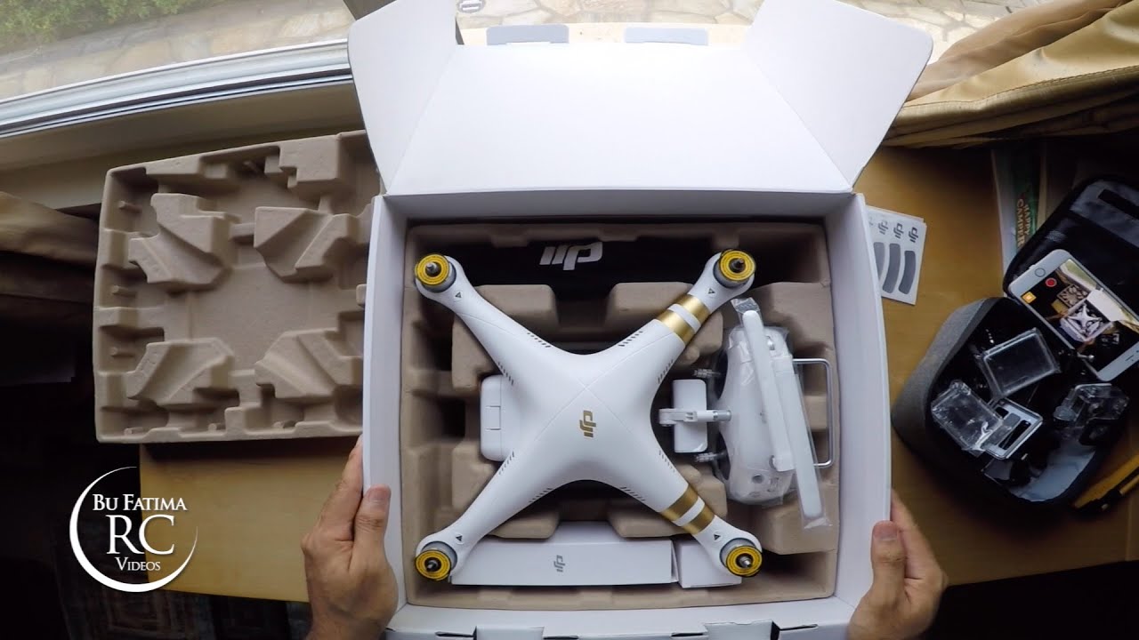 Phantom 3 Professional 4K Quick unboxing and 1st Test flight