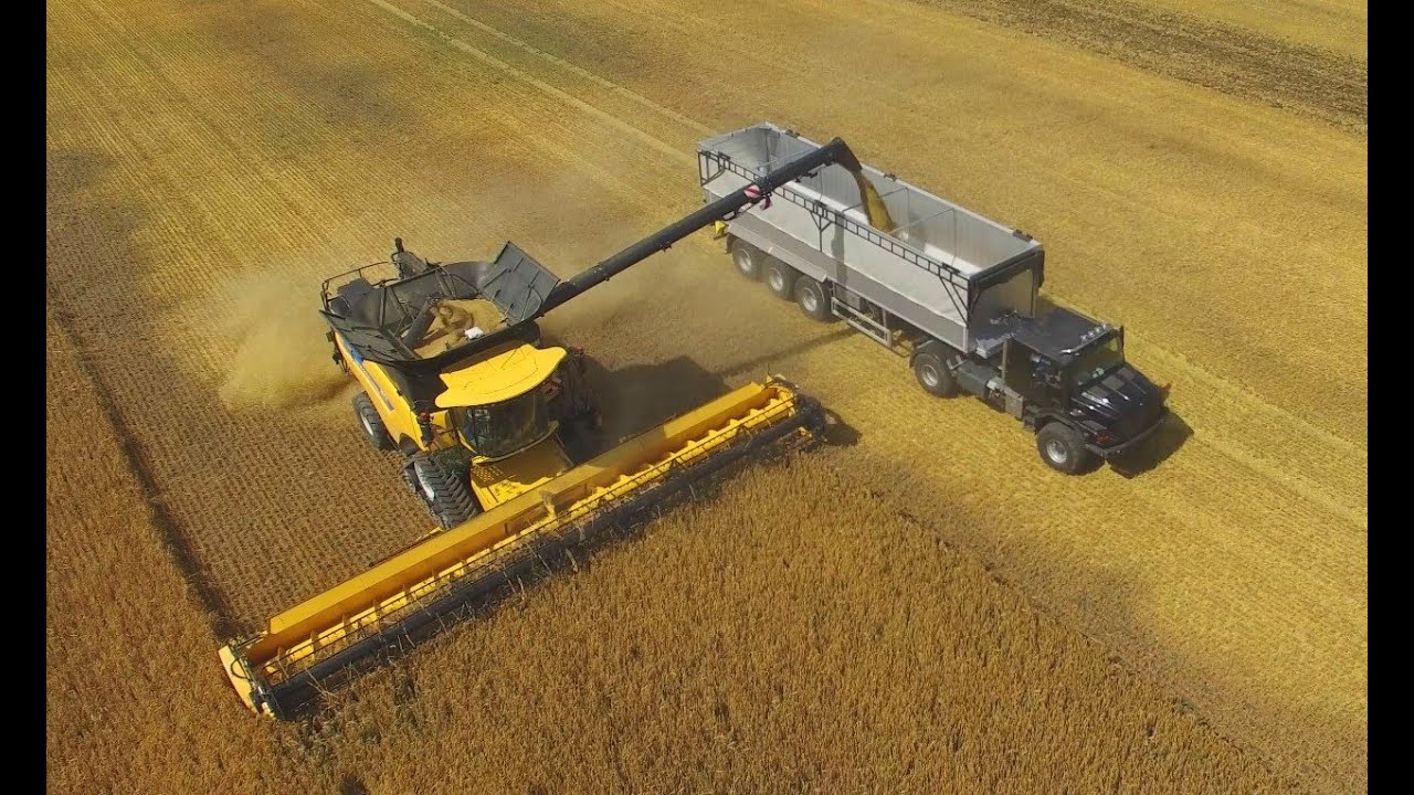 New Holland CR 10.90 TT- Der größte Rotor-Mähdrescher der Welt-12,5m-Getreideernte-barley harvester