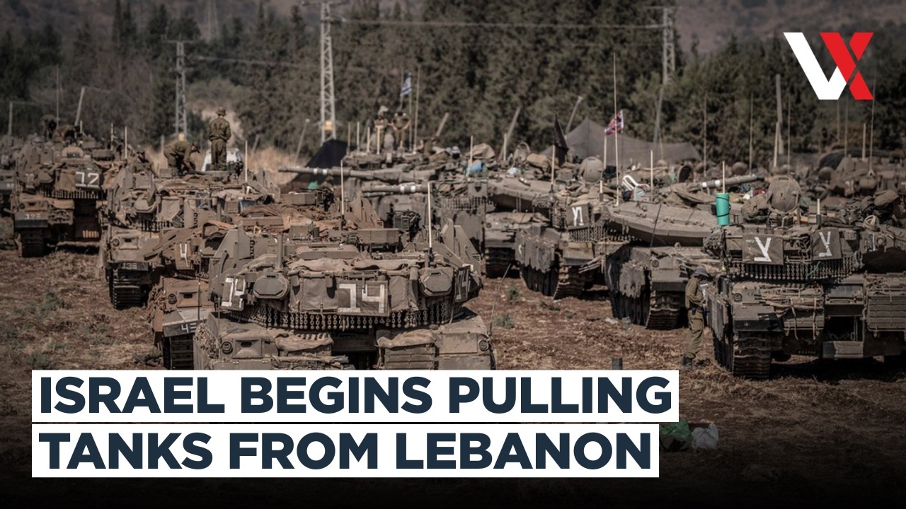 Israel Begins Lebanon Pullback | Tanks Seen At Border As US-Brokered Talks Advance | VERTEX