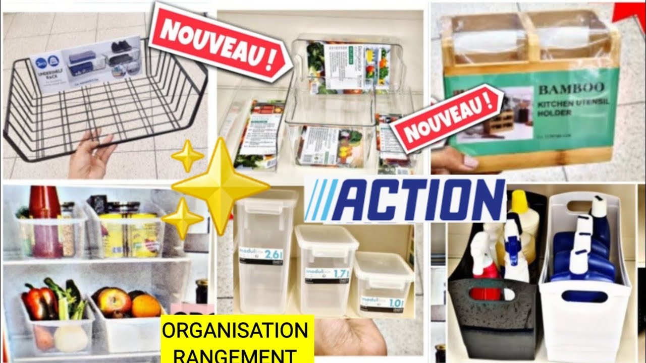 ACTION✨️LES INDISPENSABLES POUR L'ORGANISATION FRIGO CUISINE & RANGEMENT #ACTION #organisation