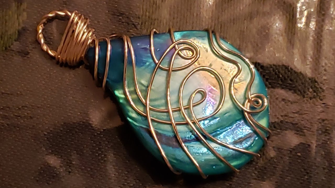 Blue Seashell Pendant - Eps 214