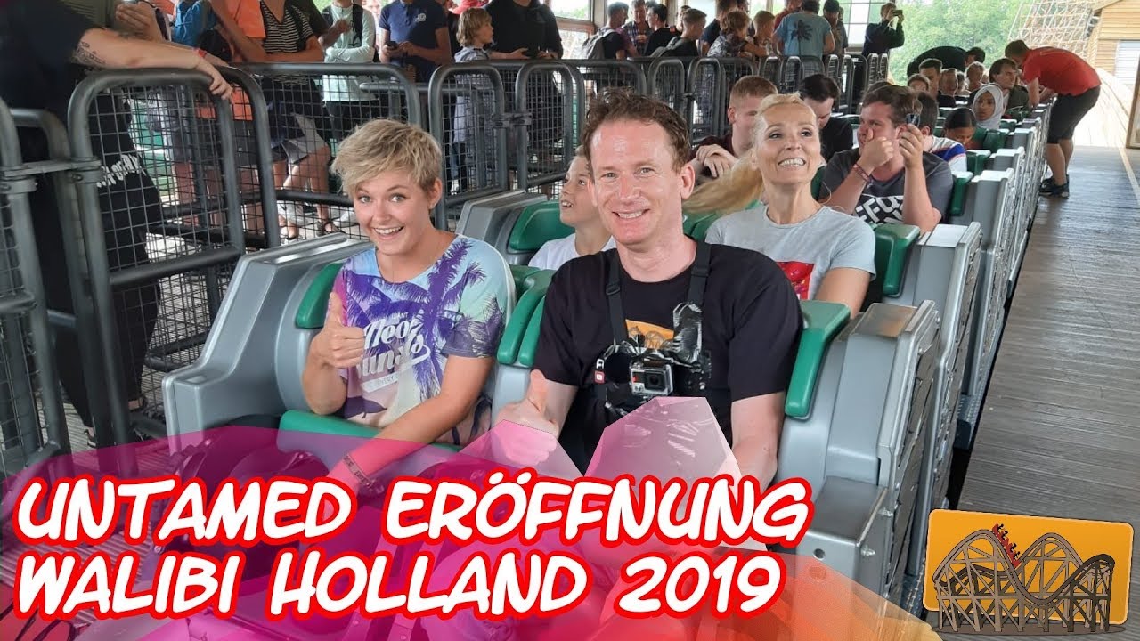 UNTAMED Walibi Holland Eröffnung 2019 | Funfairblog #186 [HD]
