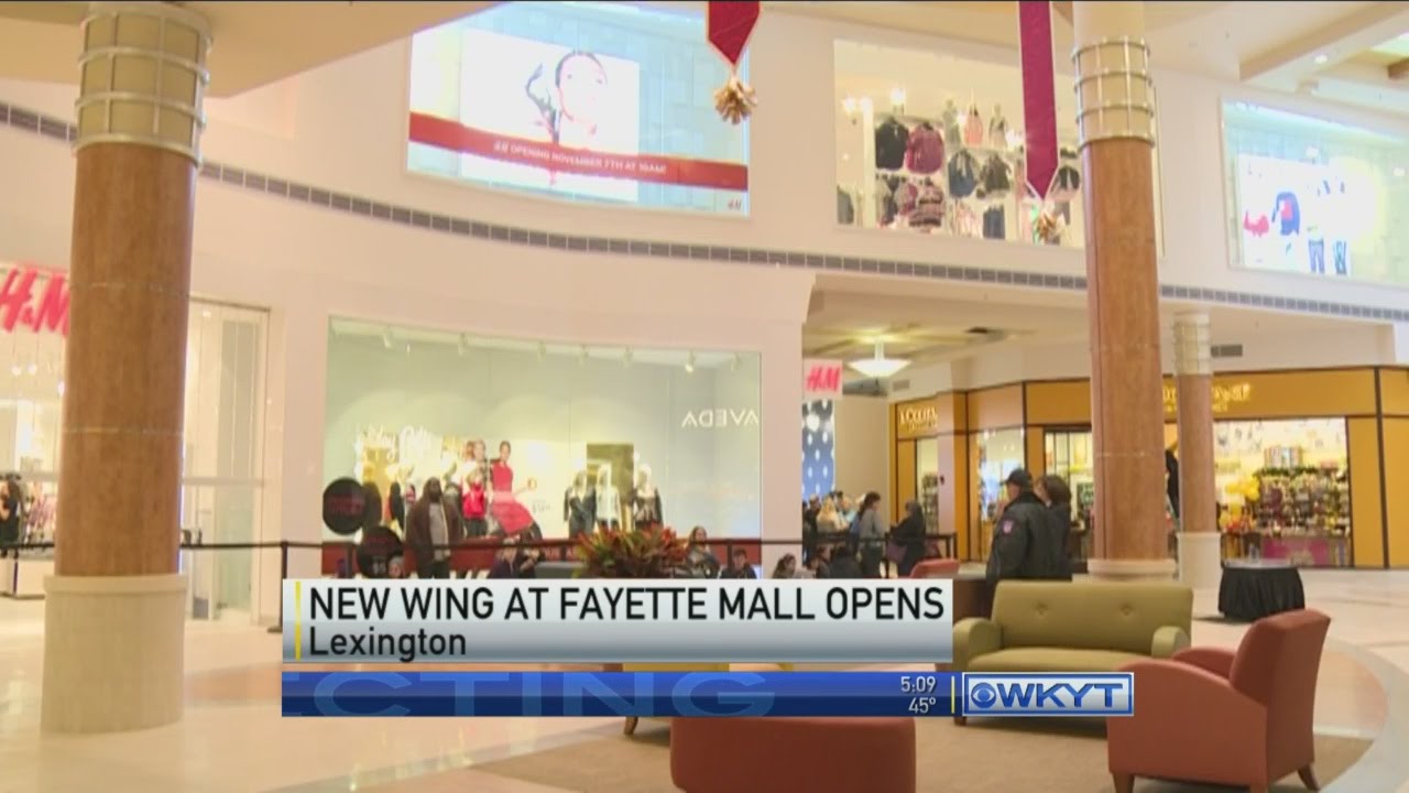 New shops at Lexington's Fayette Mall now open