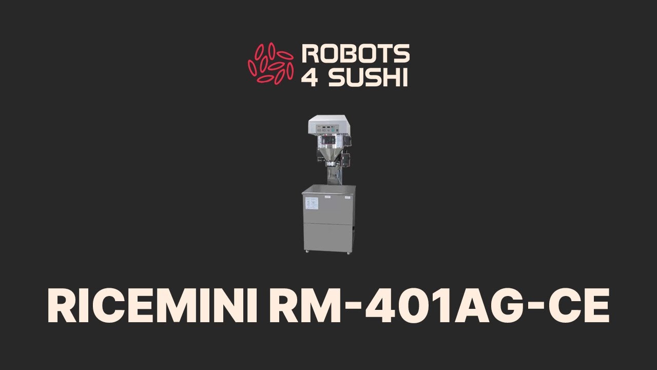RICEMINI RM 401AG CE - RICE WASHER - ROBOTS 4 SUSHI
