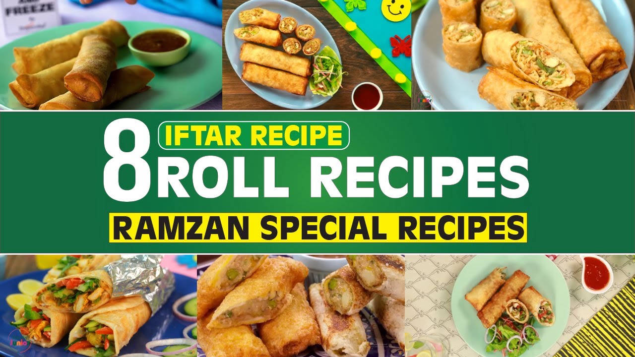 8 Rolls Recipes | Iftar Recipes | Ramzan Special Recipes | SooperChef