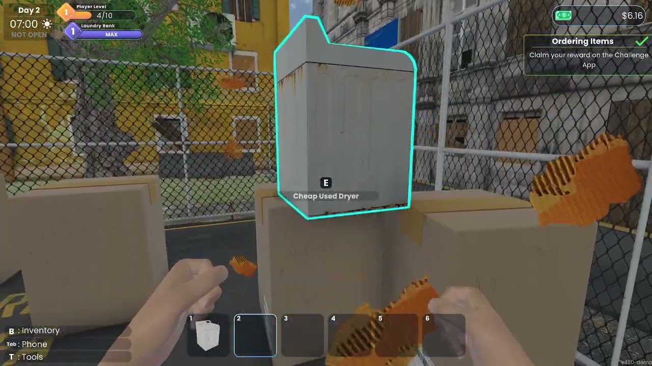 Laundry store simulator Demo Steam KC 2