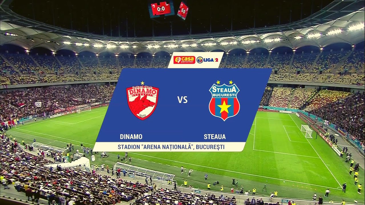 REZUMAT | Dinamo - CSA Steaua 1-2. Derby încins pe Arena Națională