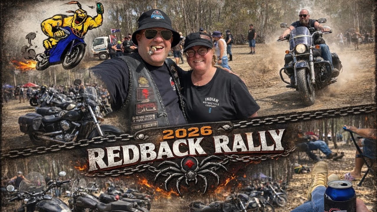 Redback Rally 2026, we met That Harley Couple 