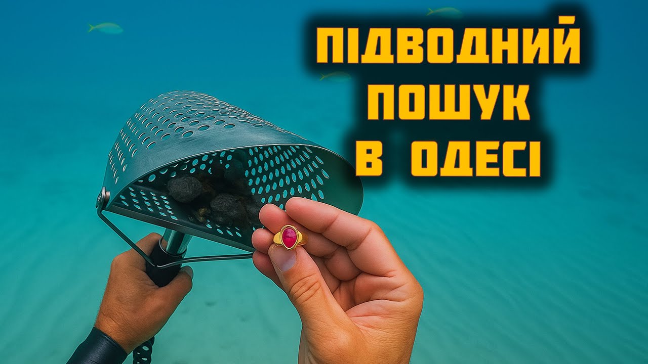 Скарби під водою. Пошук в Одесі з металошукачем Equinox 900