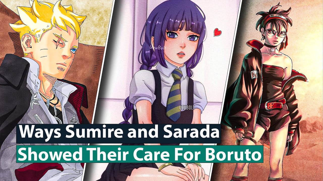 How Sarada and Sumire Helped Boruto and Showed How Much They Care About Him