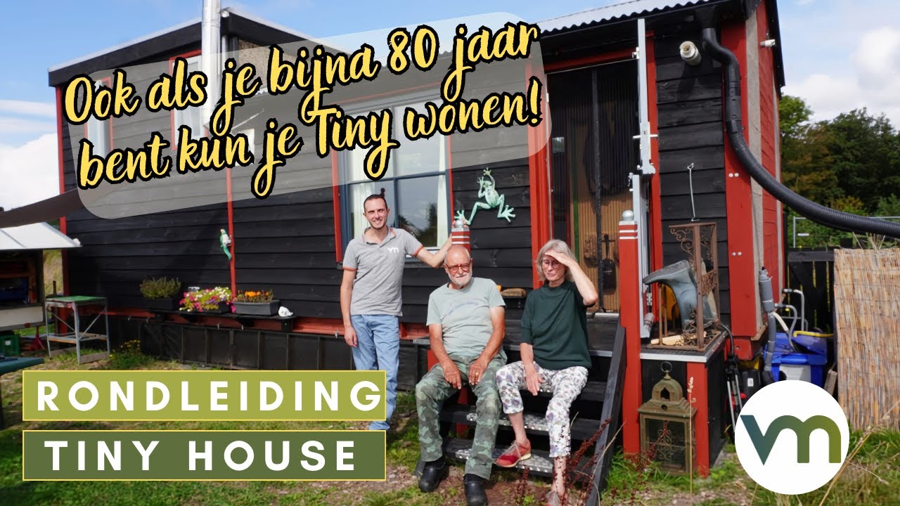 Hans en Marlies 76 en 78 jaar hebben superslimme oplossingen om groots te leven in hun Tiny House.