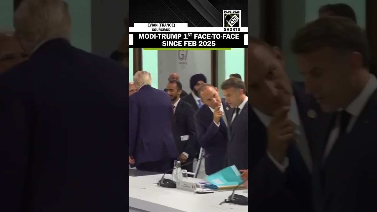 MUST WATCH: PM Modi&ndash;Trump interact for first time since Feb 2025 at G7 in France