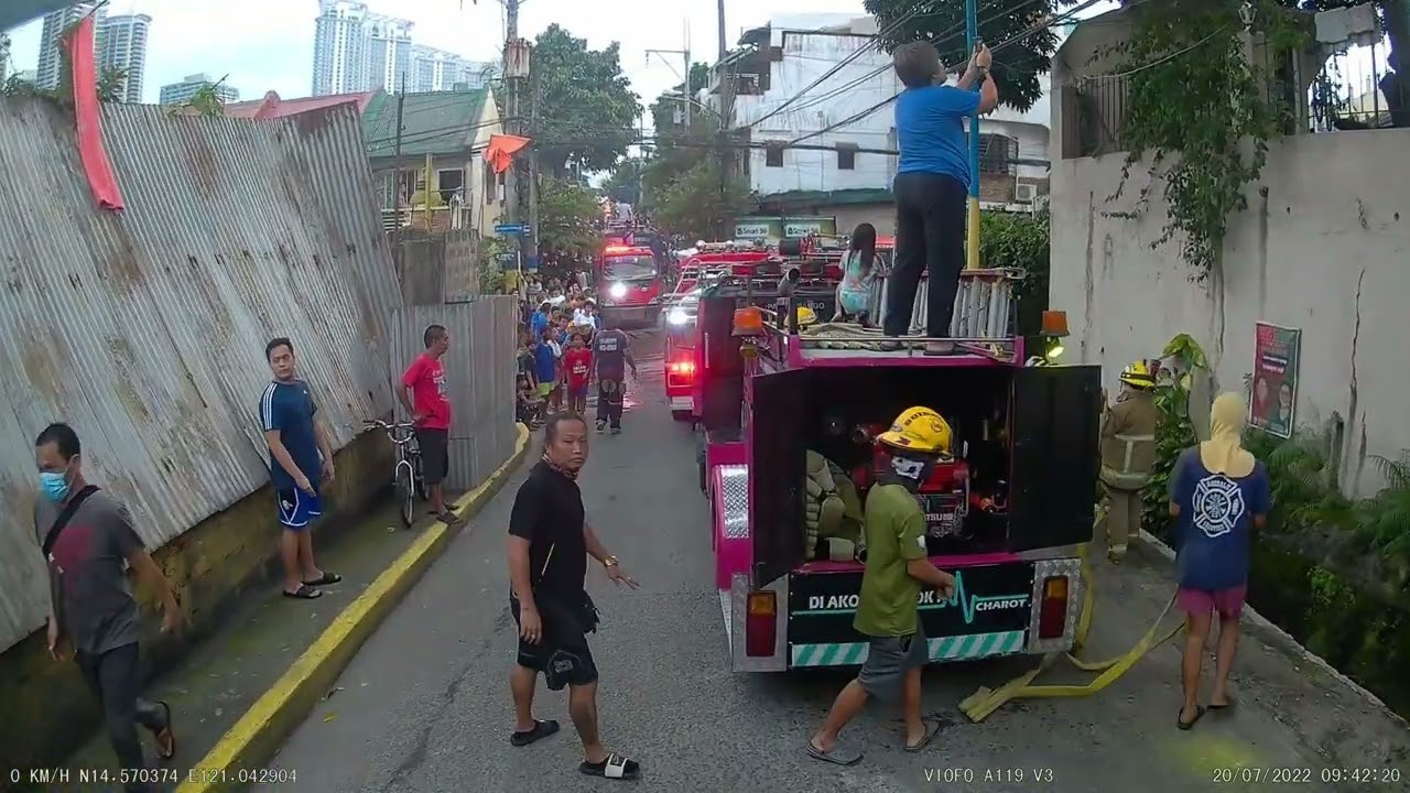 1st Alarm Fire response to Alchan St, Brgy. Barangka Itaas, Mandaluyong City | July 20, 2022