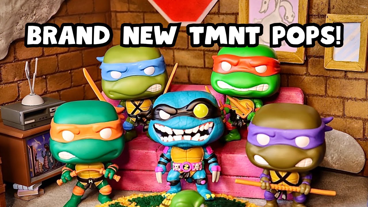 New TMNT Funko Pops with VINTAGE TOY flair!