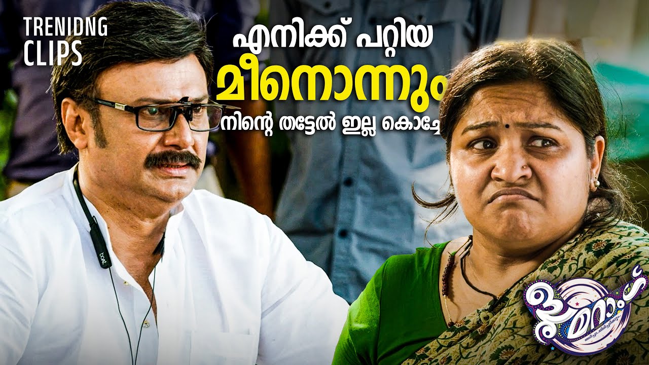 എനിക്ക് പറ്റിയ മീനൊന്നും നിന്റെ തട്ടേൽ ഇല്ല കൊച്ചേ |  Boomerang | Malayalam Movie